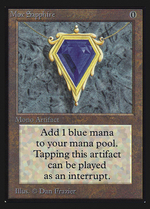 Mox Sapphire from Collectors' Edition