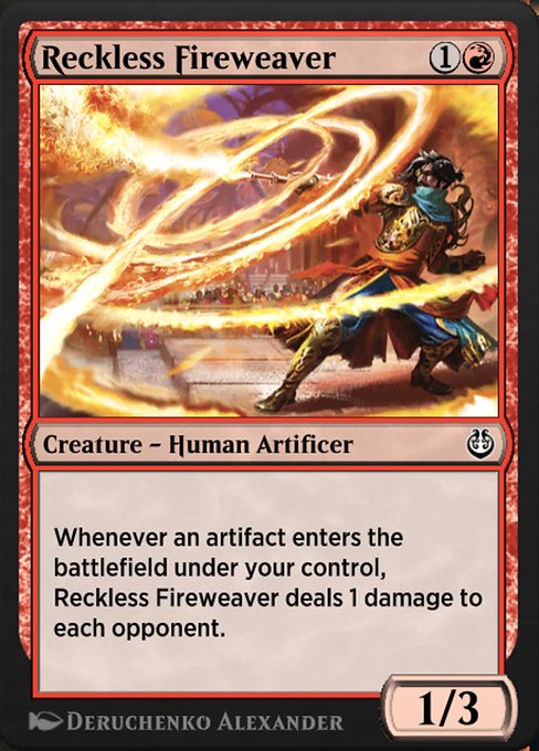 Reckless Fireweaver from Kaladesh Remastered
