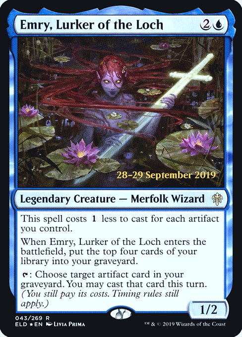 Emry, Lurker of the Loch from Throne of Eldraine Promos