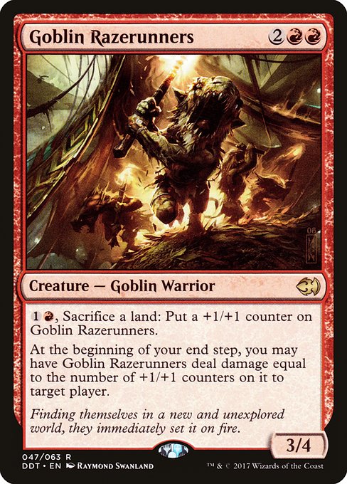 Goblin Razerunners from Duel Decks: Merfolk vs. Goblins