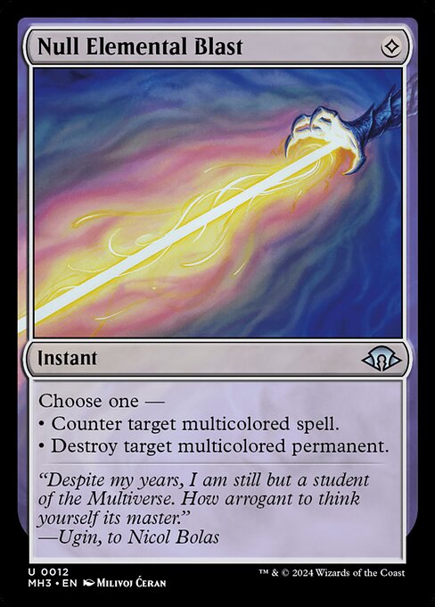 Null Elemental Blast from Modern Horizons 3