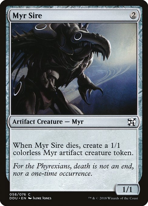 Myr Sire from Duel Decks: Elves vs. Inventors