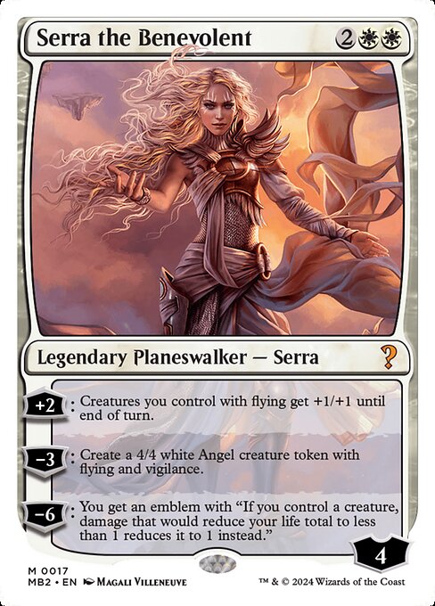 Serra the Benevolent from Mystery Booster 2