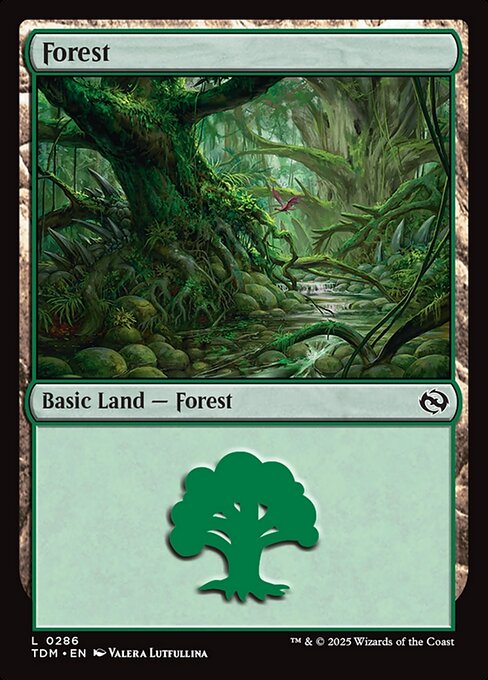 Forest from Tarkir: Dragonstorm
