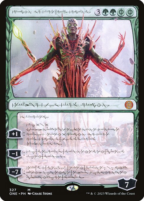Nissa, Ascended Animist from Phyrexia: All Will Be One