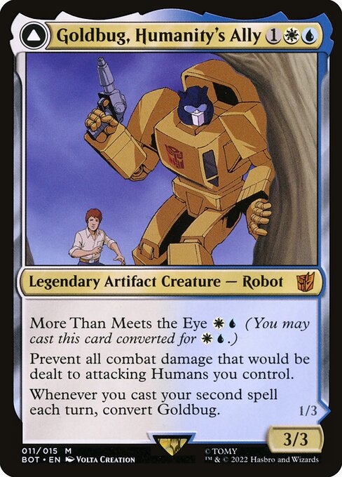 Goldbug, Humanity's Ally // Goldbug, Scrappy Scout from Transformers
