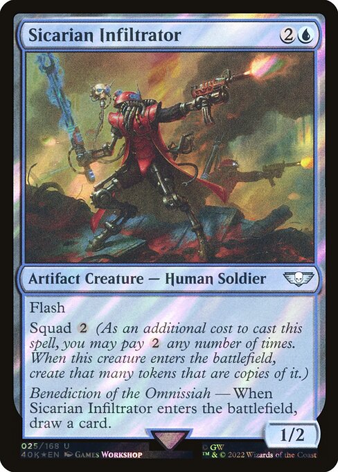 Sicarian Infiltrator highlighted card art