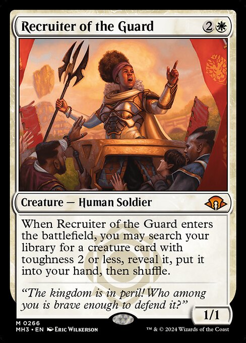Recruiter of the Guard highlighted card art