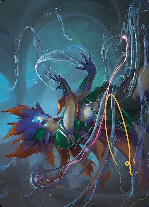 Nicanzil, Current Conductor // Nicanzil, Current Conductor from The Lost Caverns of Ixalan Art Series