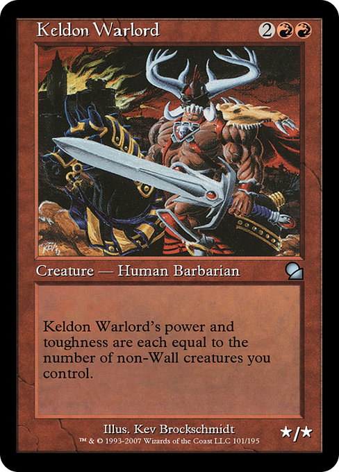 Keldon Warlord from Masters Edition