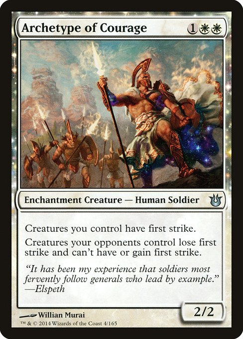 Archetype of Courage highlighted card art