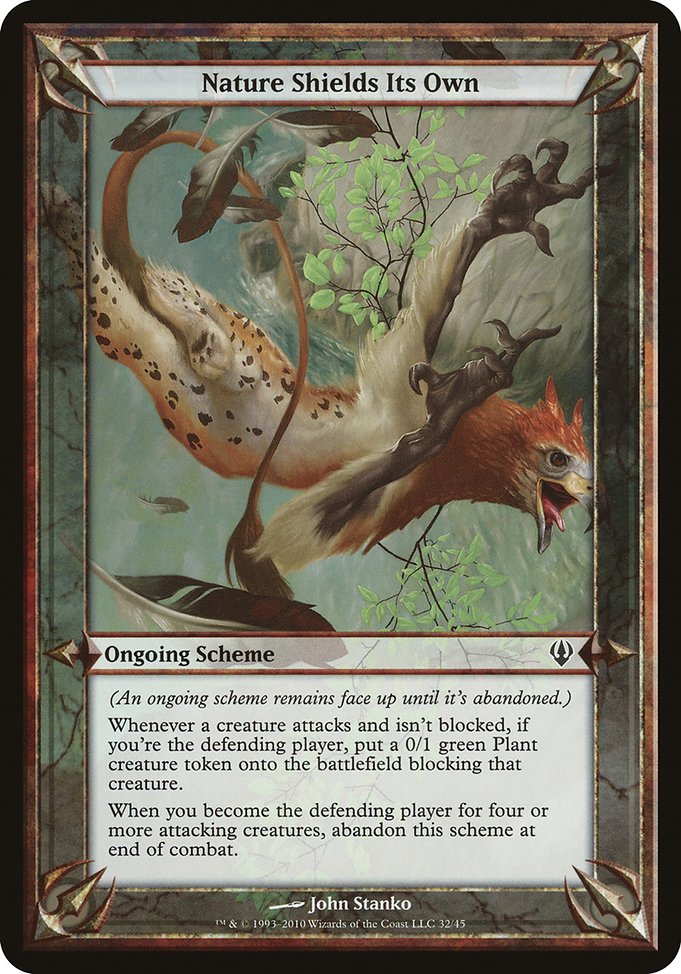 Nature Shields Its Own highlighted card art
