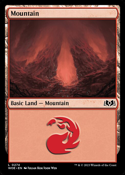 Mountain from Wilds of Eldraine