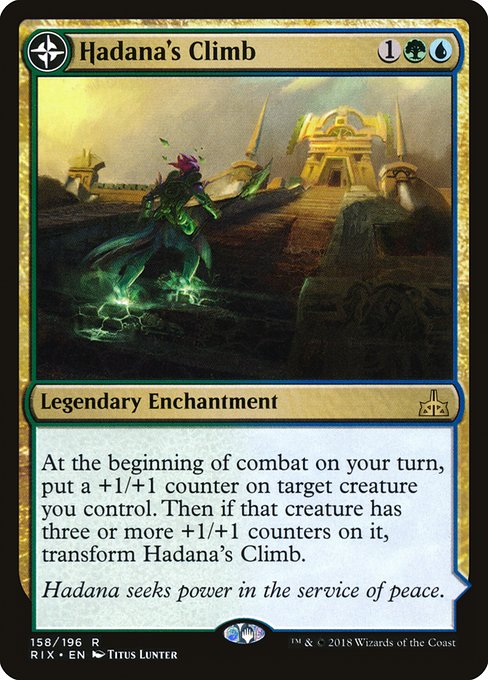 Hadana's Climb // Winged Temple of Orazca from Rivals of Ixalan