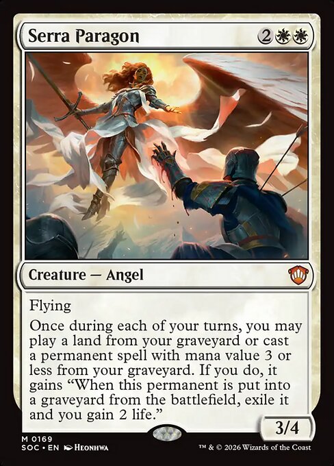 Serra Paragon from Secrets of Strixhaven Commander