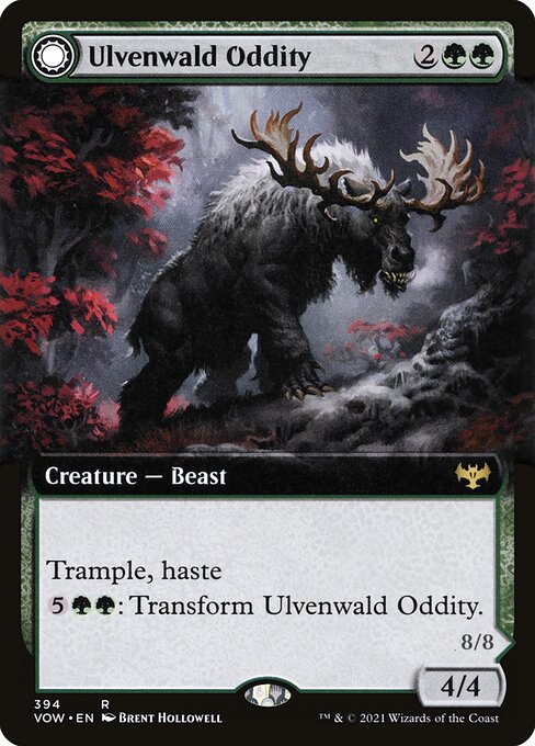 Ulvenwald Oddity // Ulvenwald Behemoth from Innistrad: Crimson Vow