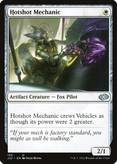 Hotshot Mechanic highlighted card art