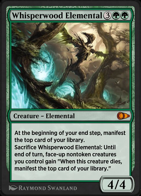 Whisperwood Elemental highlighted card art