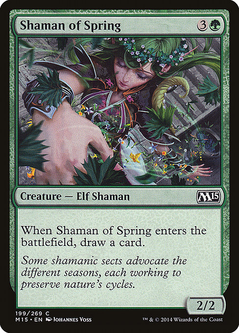 Shaman of Spring highlighted card art