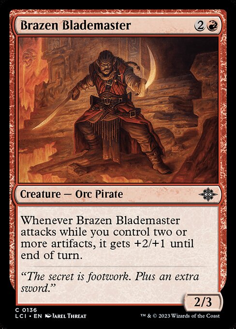 Brazen Blademaster highlighted card art