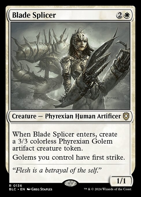 Blade Splicer highlighted card art