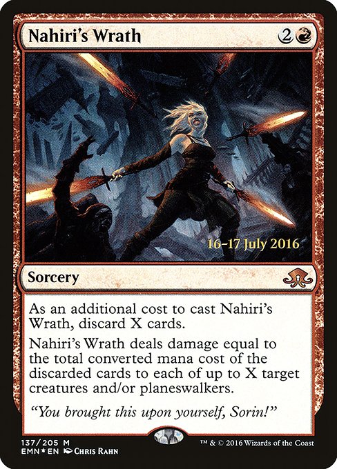 Nahiri's Wrath from Eldritch Moon Promos