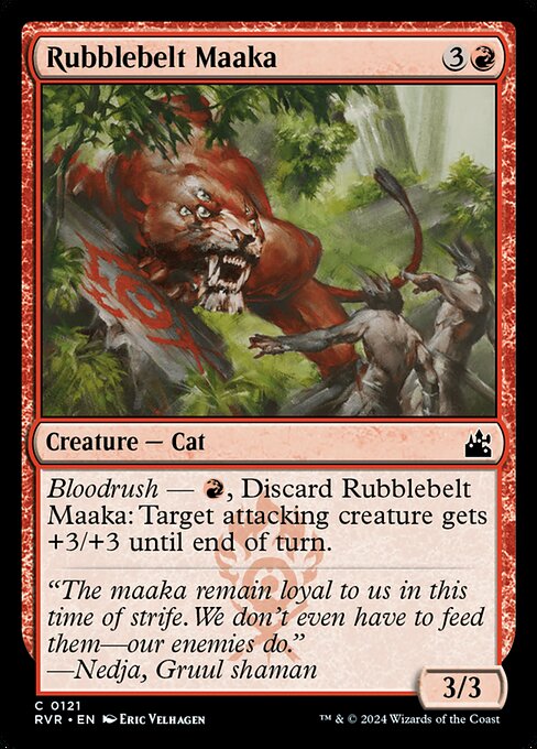 Rubblebelt Maaka highlighted card art