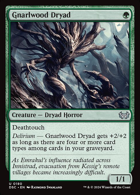 Gnarlwood Dryad highlighted card art