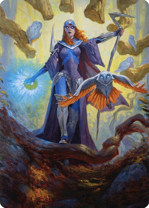 Kasmina, Enigma Sage // Kasmina, Enigma Sage highlighted card art