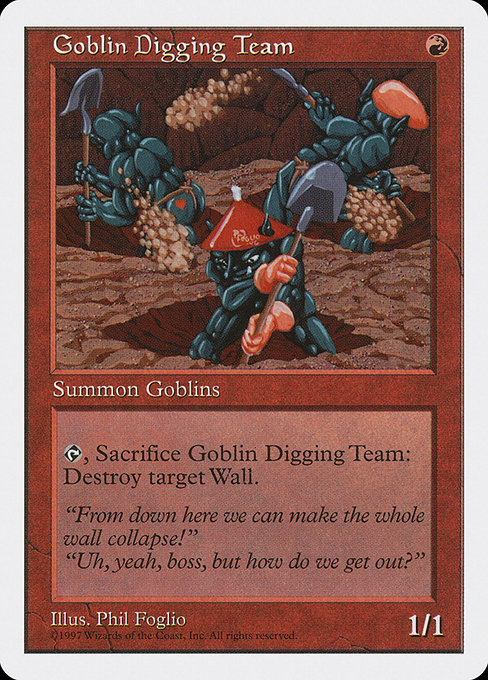 Goblin Digging Team from Fifth Edition