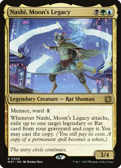 Nashi, Moon's Legacy from March of the Machine: The Aftermath