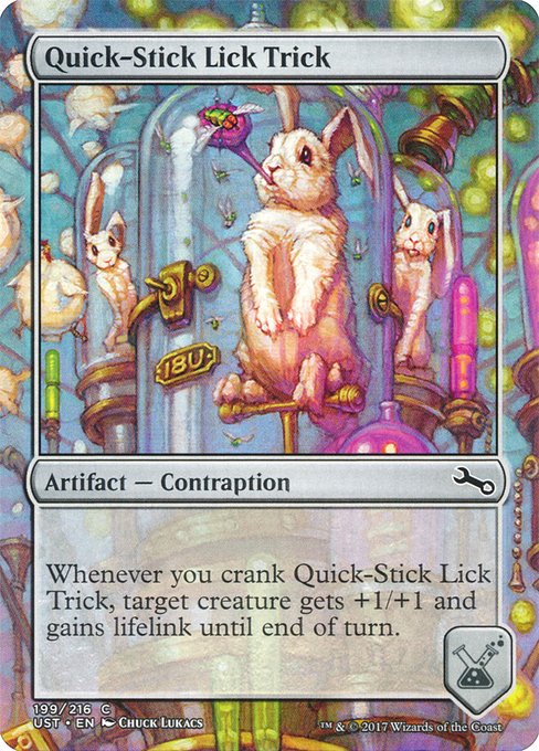 Quick-Stick Lick Trick highlighted card art
