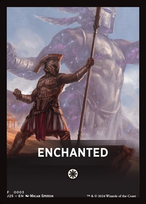 Enchanted highlighted card art