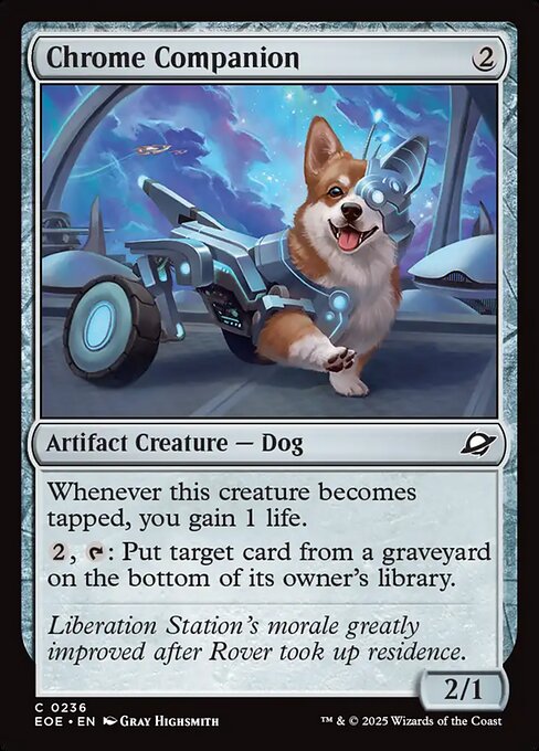 Chrome Companion highlighted card art