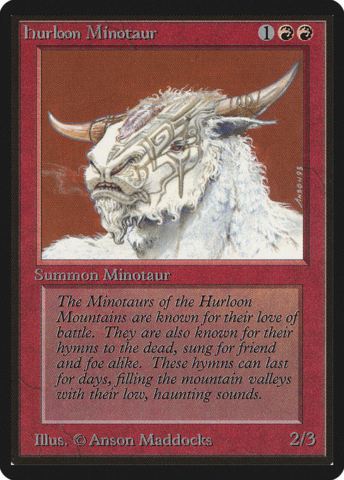 Hurloon Minotaur from Limited Edition Beta