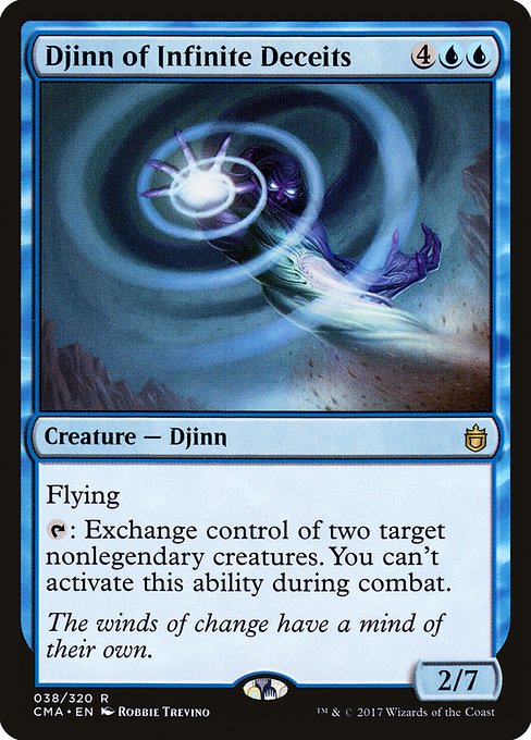 Djinn of Infinite Deceits highlighted card art