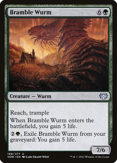 Bramble Wurm from Innistrad: Crimson Vow