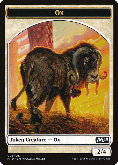 Ox from Core Set 2019 Tokens