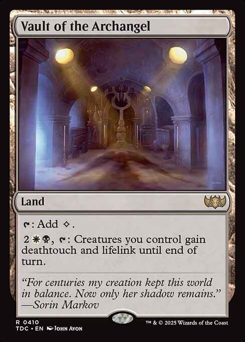 Vault of the Archangel highlighted card art