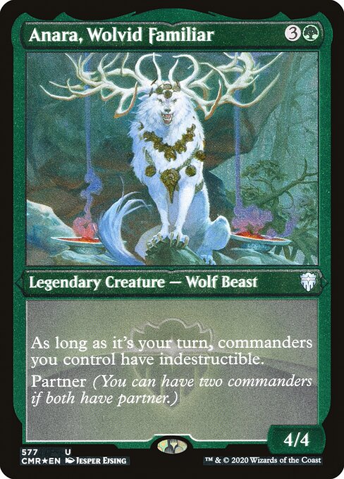 Anara, Wolvid Familiar from Commander Legends