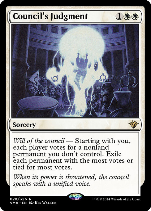 Council's Judgment from Vintage Masters