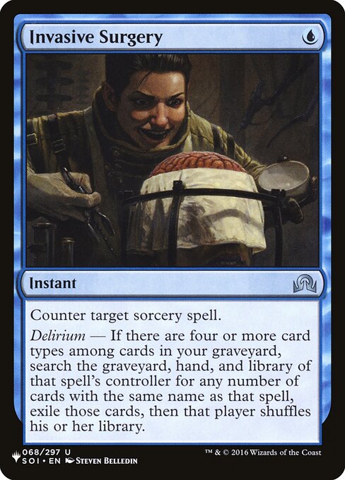 Invasive Surgery highlighted card art