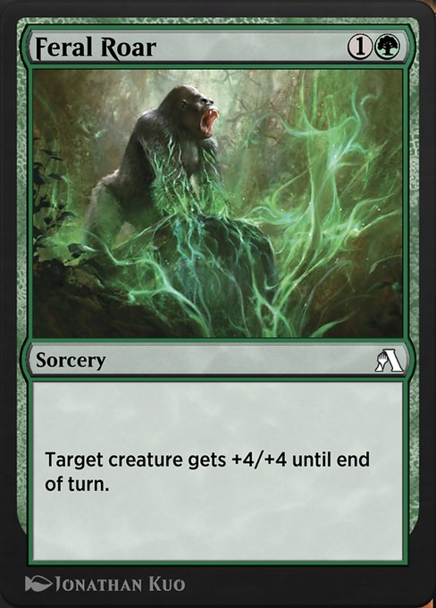 Feral Roar highlighted card art