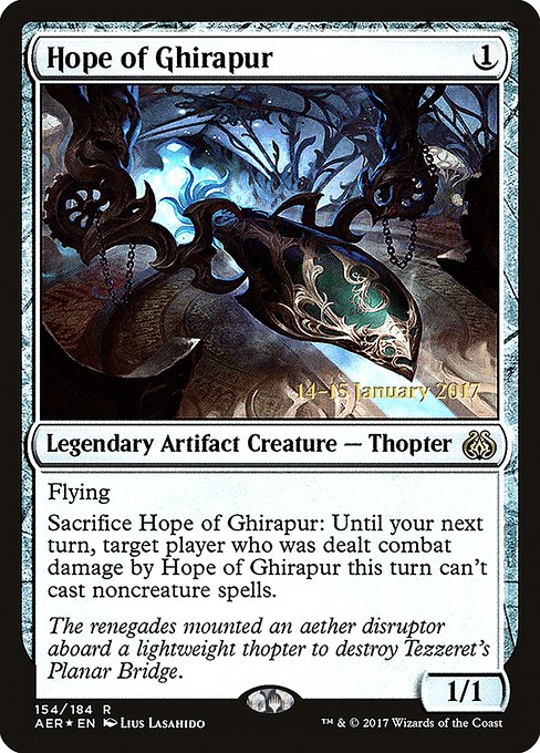 Hope of Ghirapur from Aether Revolt Promos