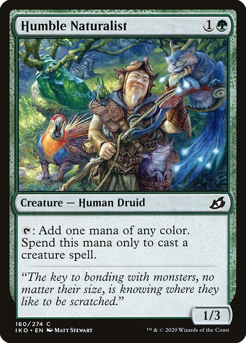 Humble Naturalist highlighted card art