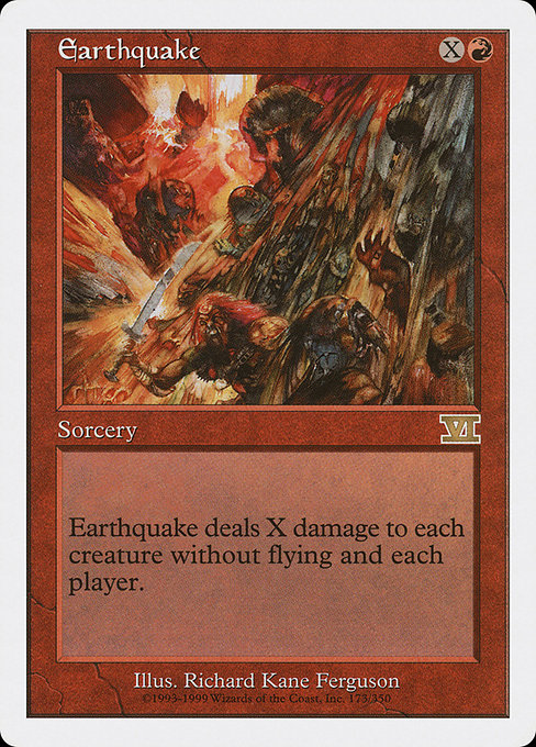 Earthquake from Classic Sixth Edition