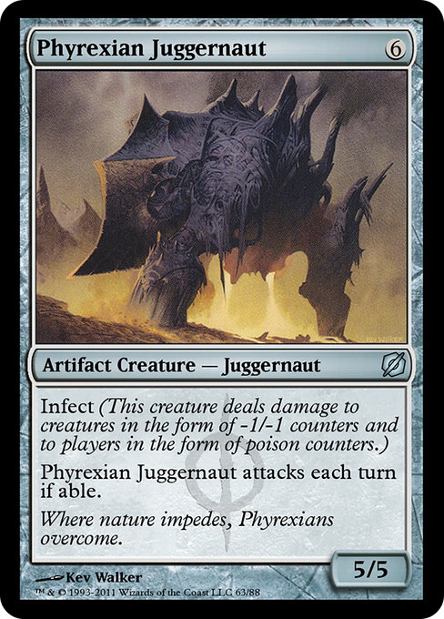 Phyrexian Juggernaut highlighted card art