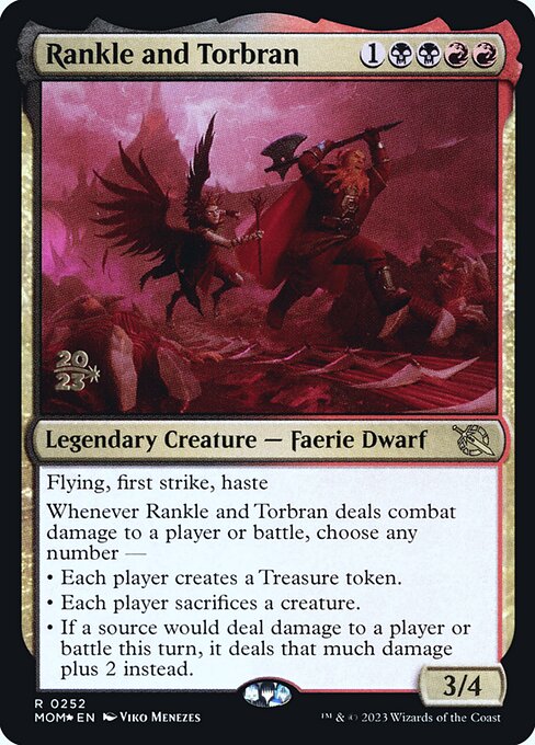 Rankle and Torbran highlighted card art