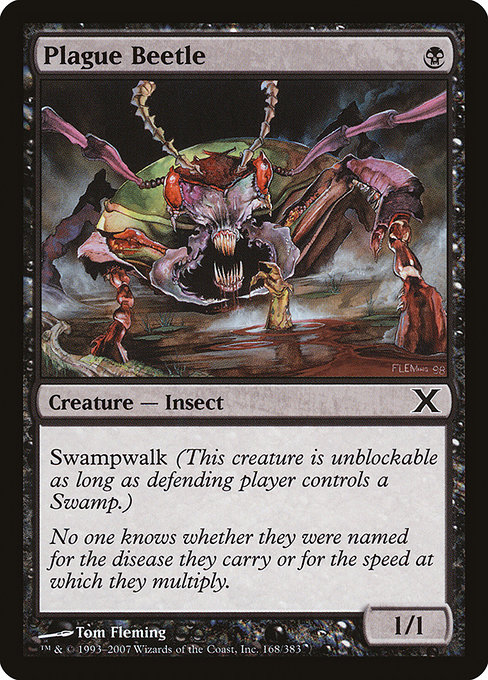 Plague Beetle highlighted card art