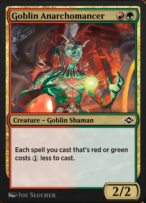 Goblin Anarchomancer highlighted card art